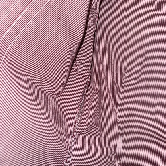 Tommy Hilfiger Stretch Size XS Pink Polka Dot Long Sleeve Fitted Dress Shirt - Picture 9 of 12